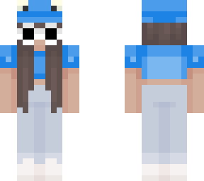 blue frog with clout glasses