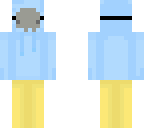 ducky in skeleton mask