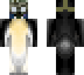 gas mask penguin