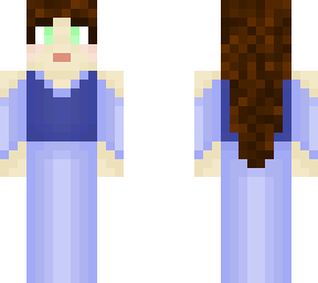 girl with purple dress