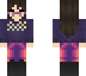 goay but in a purple outfit