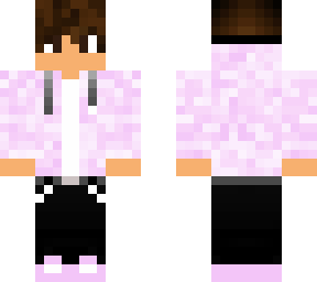 pink hoodie male