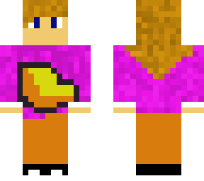 pink mango teen girl orange