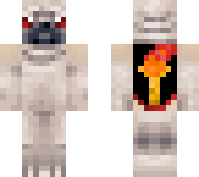 pug with red eyes and fire banner 2.0