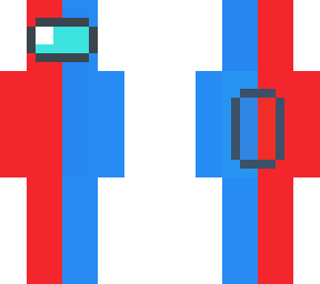 red & blue among us