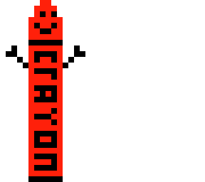 red crayon