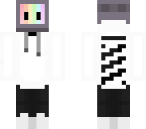 ritzx in white and black hoodie