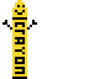 yellow crayon