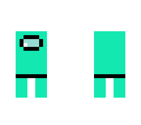 among us cyan