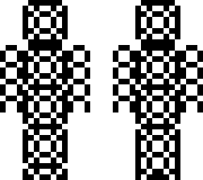 black and white