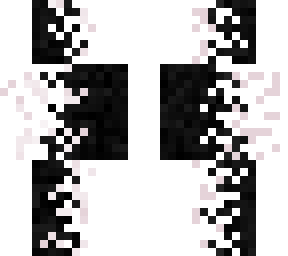 black white