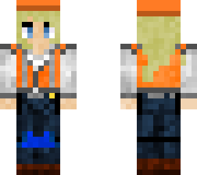 blonde construction worker