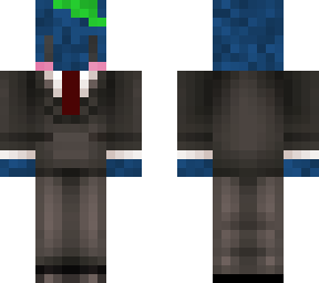 bluberry in suit