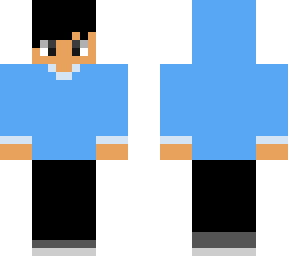 blue hudie dude