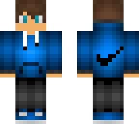blue nike boy