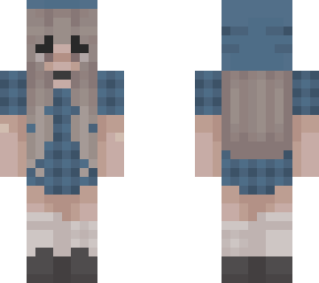 blue plaid
