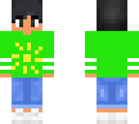 boy with green