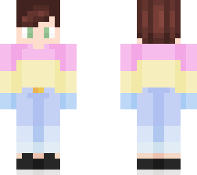 boy with pan sweater