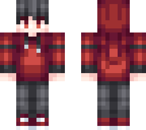 cool red hoodie
