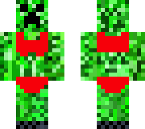 creeper in a swim suit