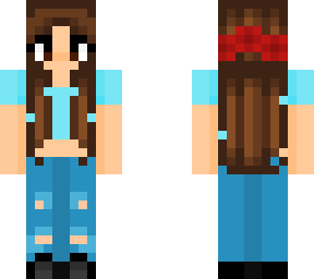 girl w/crop top and ripped jeans ~rq~