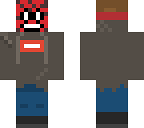 kid with spiderman mask