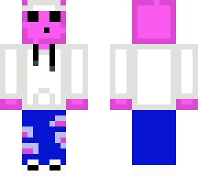 pink slime with white visor