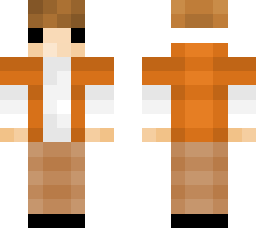 pixelated orange