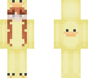 red head duck costume