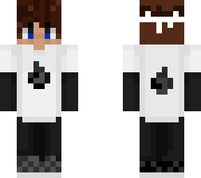 sapnap with brown hair and grey flame