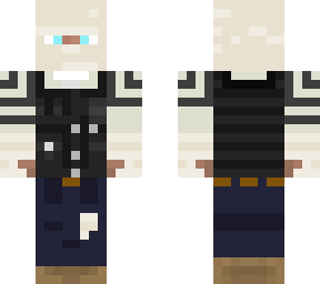 the burned man