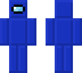 among us skin blue