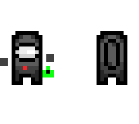 Black Among Us Minecraft Skin