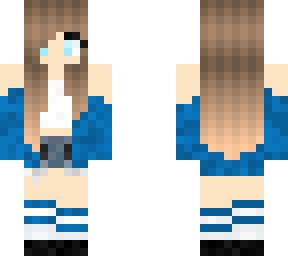 blue girl
