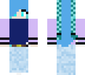 blue girl