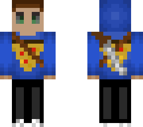 blue hoodie boi with zuko's broadswords
