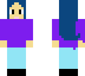 cute blue girl