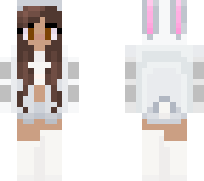 edit of mememe123's bunny skin that's blue