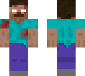 floating herobrine head