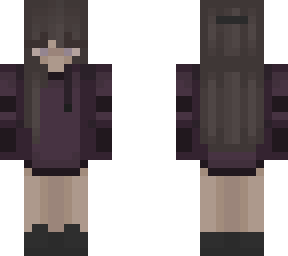 girl in purple hoodie