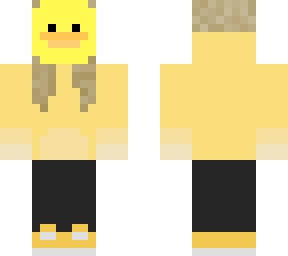 golden skin with quack mask