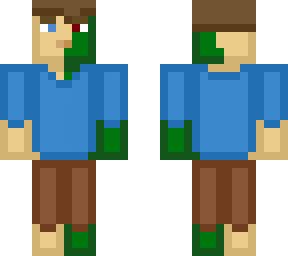 half human half zombie