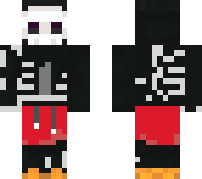 holloween skin skeleton