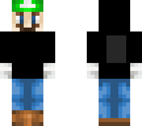 luigi in a hoodie