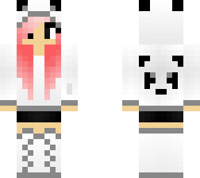 panda girl recolour