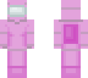pink - helmet on