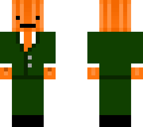 pumpkin man in suit