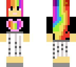 rainbow girl