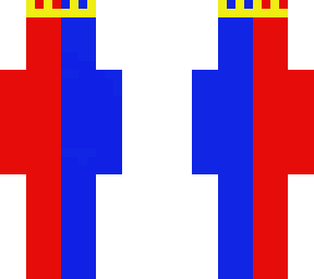 red and blue