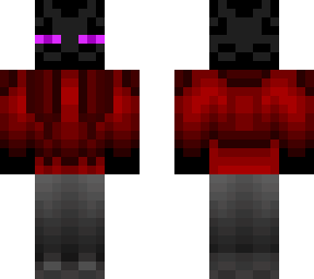 red enderman hoodie